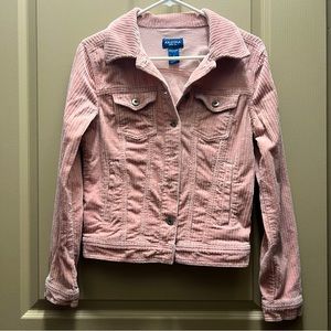 Corduroy Light Pink Jacket Arizona Jean Co Size Small